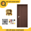 Cửa nhựa composite vân gỗ HQ-04 chính hãng