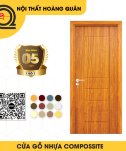 Cửa nhựa composite vân gỗ HQ-08