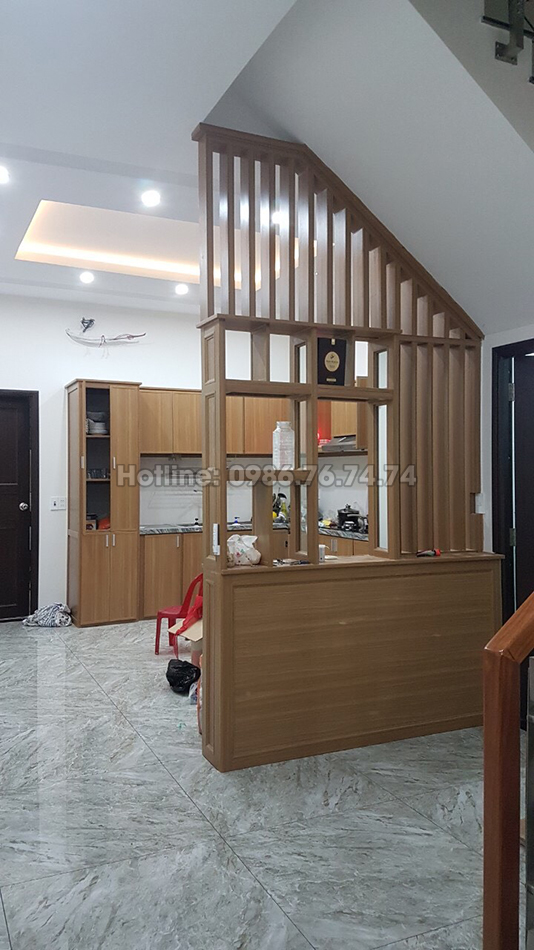 Tủ bếp chữ L nhựa đẹp