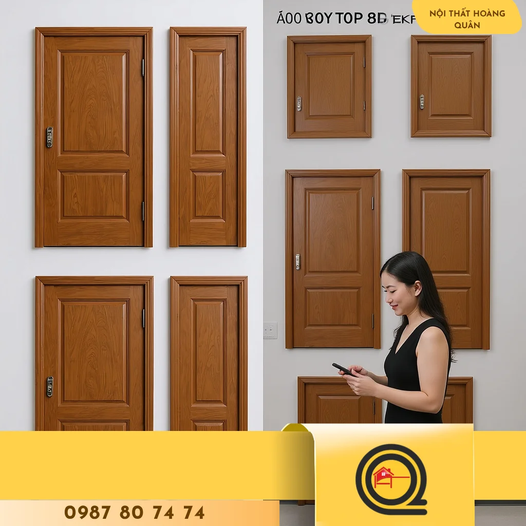 [Báo Giá] Cửa gỗ công nghiệp HDF đẹp các loại mới nhất hiện nay - hình 2