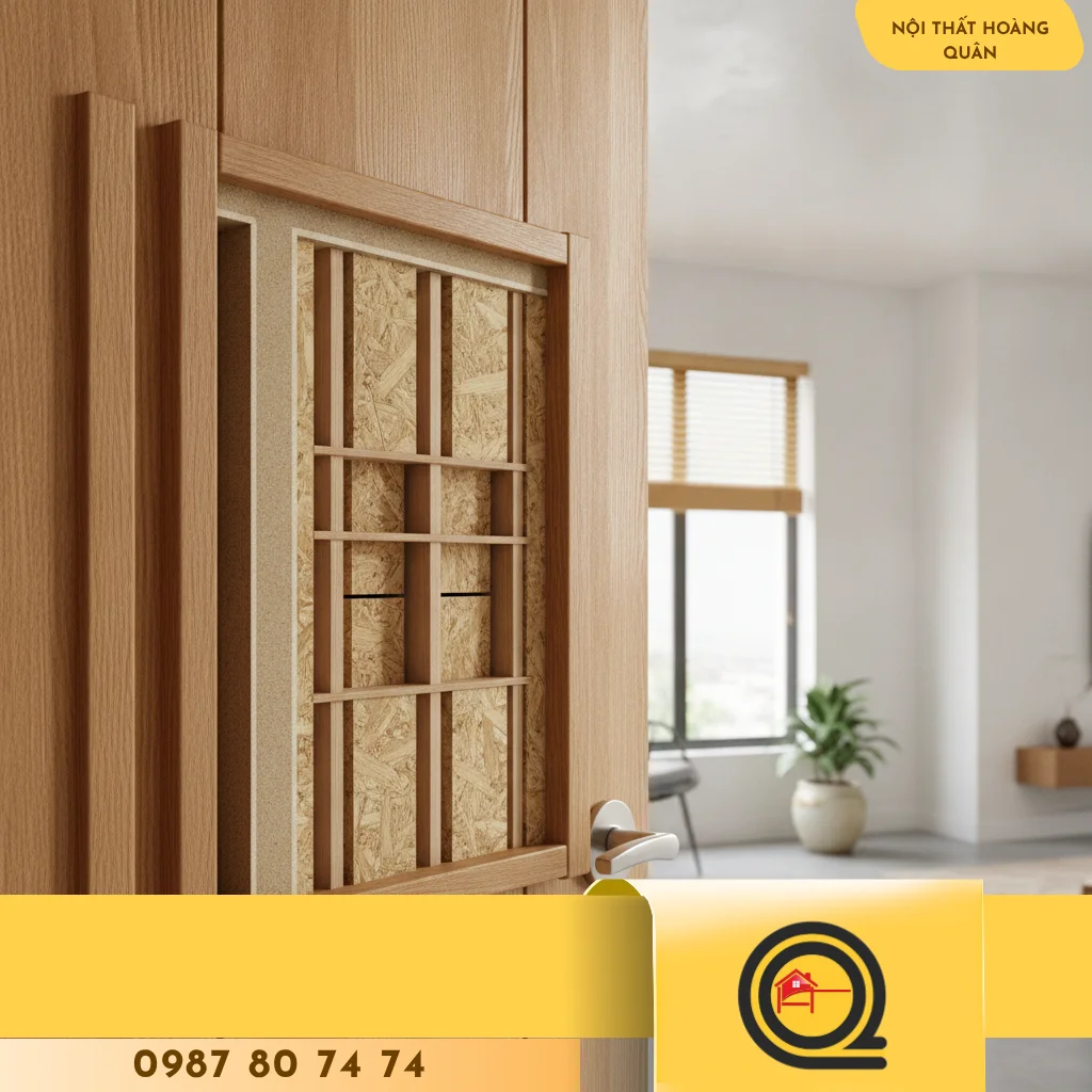 Chi Tiết Cấu Tạo Cửa Gỗ Công Nghiệp Woodsland - hình 1