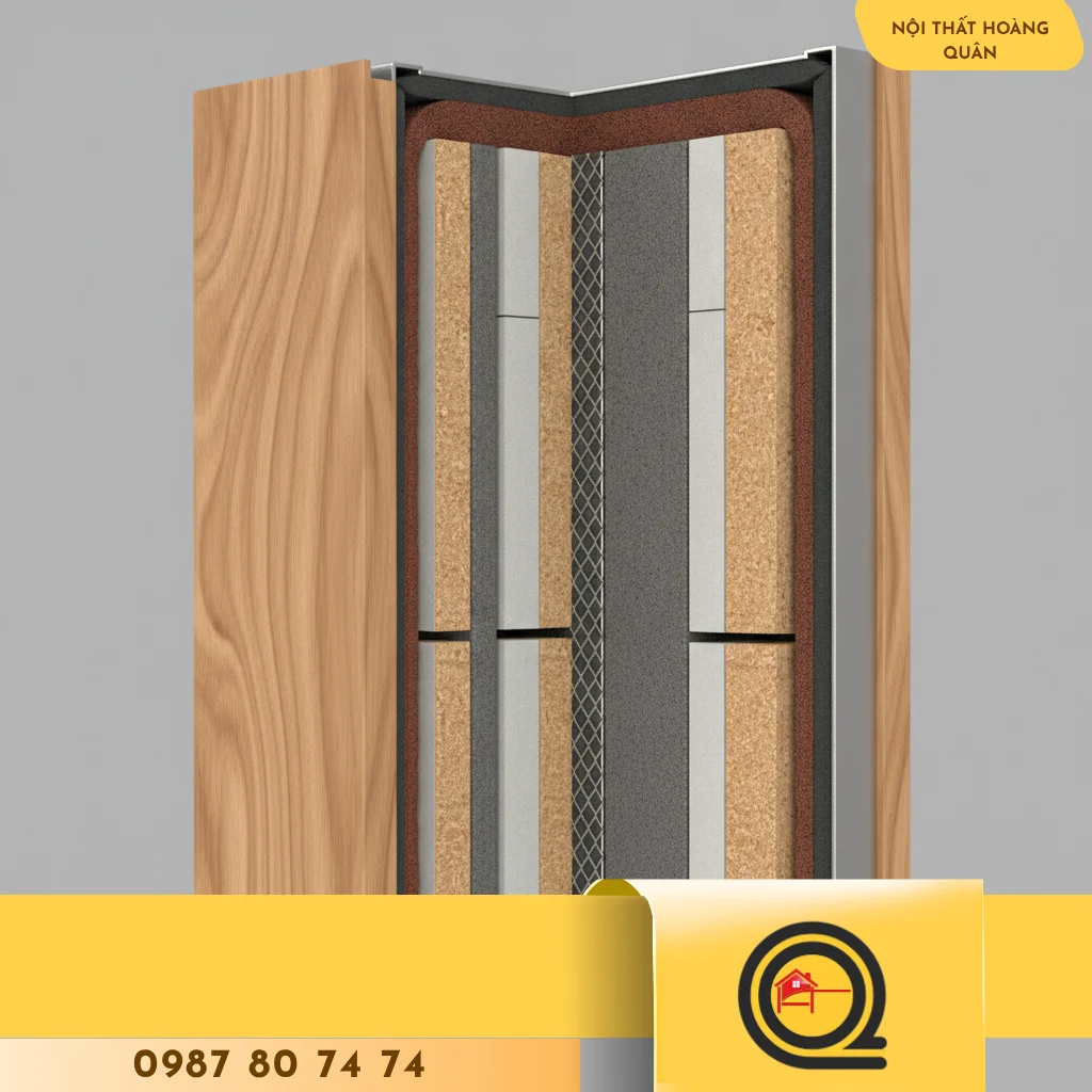 Chi Tiết Cấu Tạo Cửa Gỗ Công Nghiệp Woodsland - hình 2
