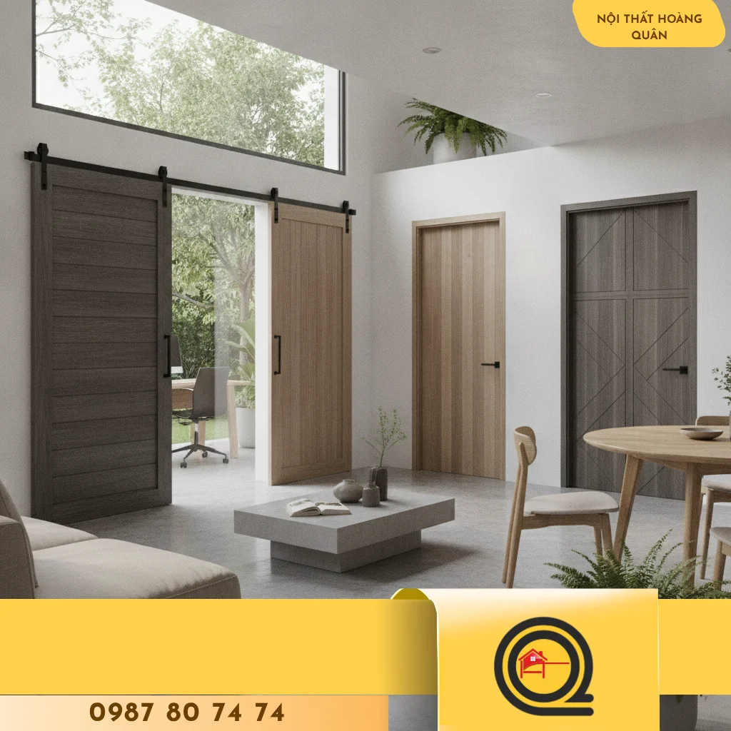 Cửa gỗ ép công nghiệp là gì? Các loại cửa gỗ ép công nghiệp tốt nhất hiện nay - hình 3