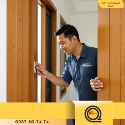 Cửa gỗ kêu cọt kẹt
