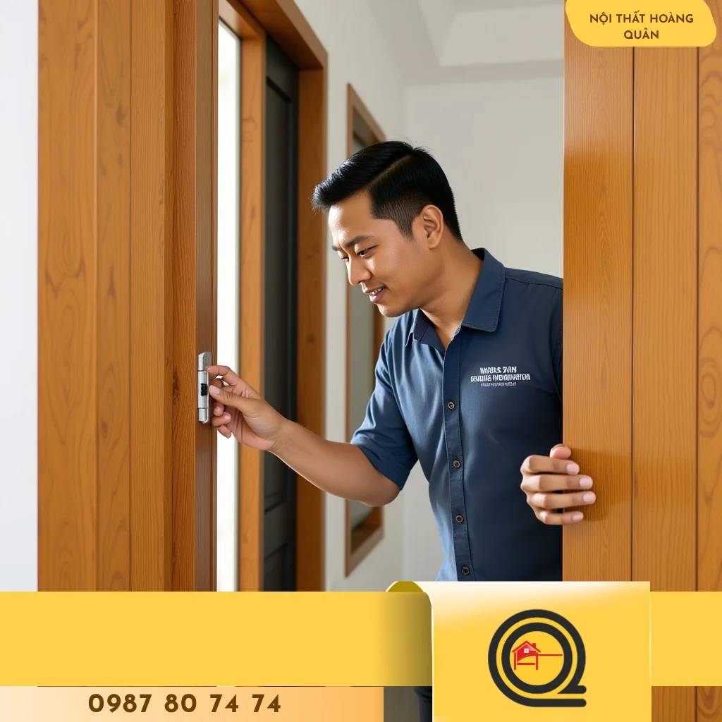 Cửa gỗ kêu cọt kẹt - hình 1
