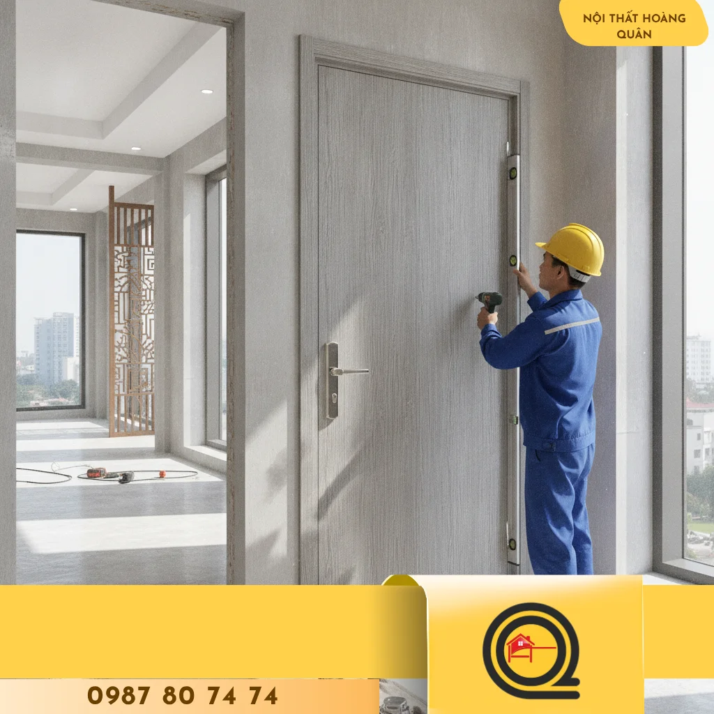 HƯỚNG DẪN THI CÔNG, LẮP ĐẶT CỬA NHỰA COMPOSITE Nội Thất Hoàng Quân ĐÚNG KỸ THUẬT, BỀN ĐẸP THEO THỜI GIAN - hình 2