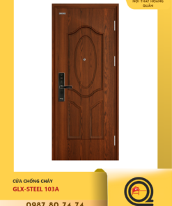 Cửa Thép Vân Gỗ Galaxy GLX STEEL 103A