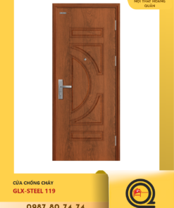 Cửa Thép Vân Gỗ Galaxy GLX STEEL 119