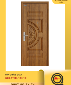Cửa Thép Vân Gỗ Galaxy GLX STEEL 133.1C