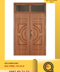 Cửa Thép Vân Gỗ Galaxy GLX STEEL 133.2C.G