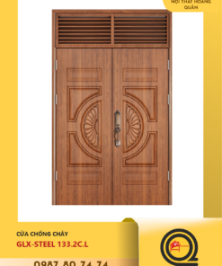 Cửa Thép Vân Gỗ Galaxy GLX STEEL 133.2C.L