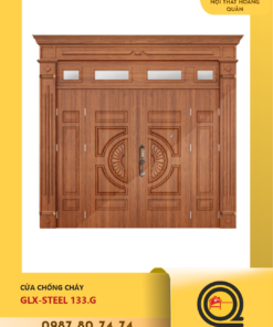 Cửa Thép Vân Gỗ Galaxy GLX STEEL 133.G