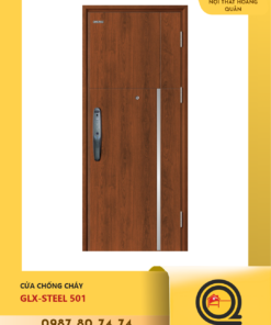 Cửa Thép Vân Gỗ Galaxy GLX STEEL 501