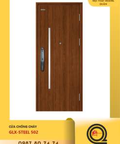 Cửa Thép Vân Gỗ Galaxy GLX STEEL 502