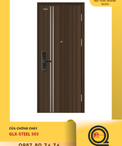 Cửa Thép Vân Gỗ Galaxy GLX STEEL 503