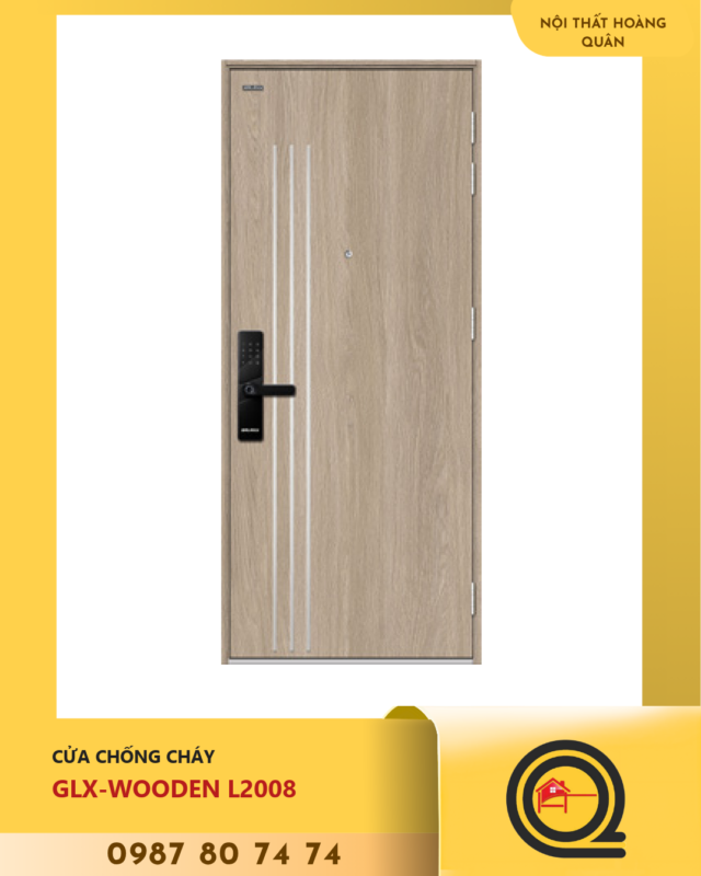 Cửa Gỗ Chống Cháy Galaxy GLX WOODEN L2008