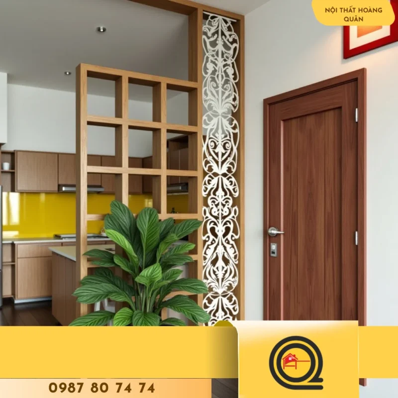 Cửa gỗ nhựa composite Nội Thất Hoàng Quân và cửa ABS Nội Thất Hoàng Quân