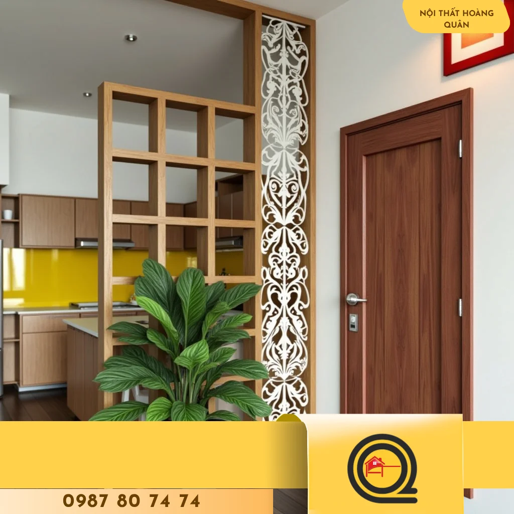 Cửa gỗ nhựa composite Nội Thất Hoàng Quân và cửa ABS Nội Thất Hoàng Quân - hình 1