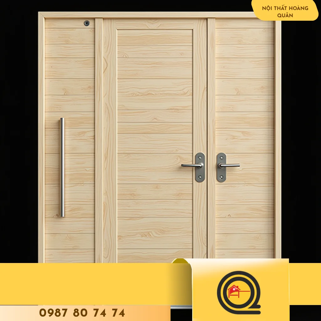 Cửa gỗ nhựa composite Premium - hình 1