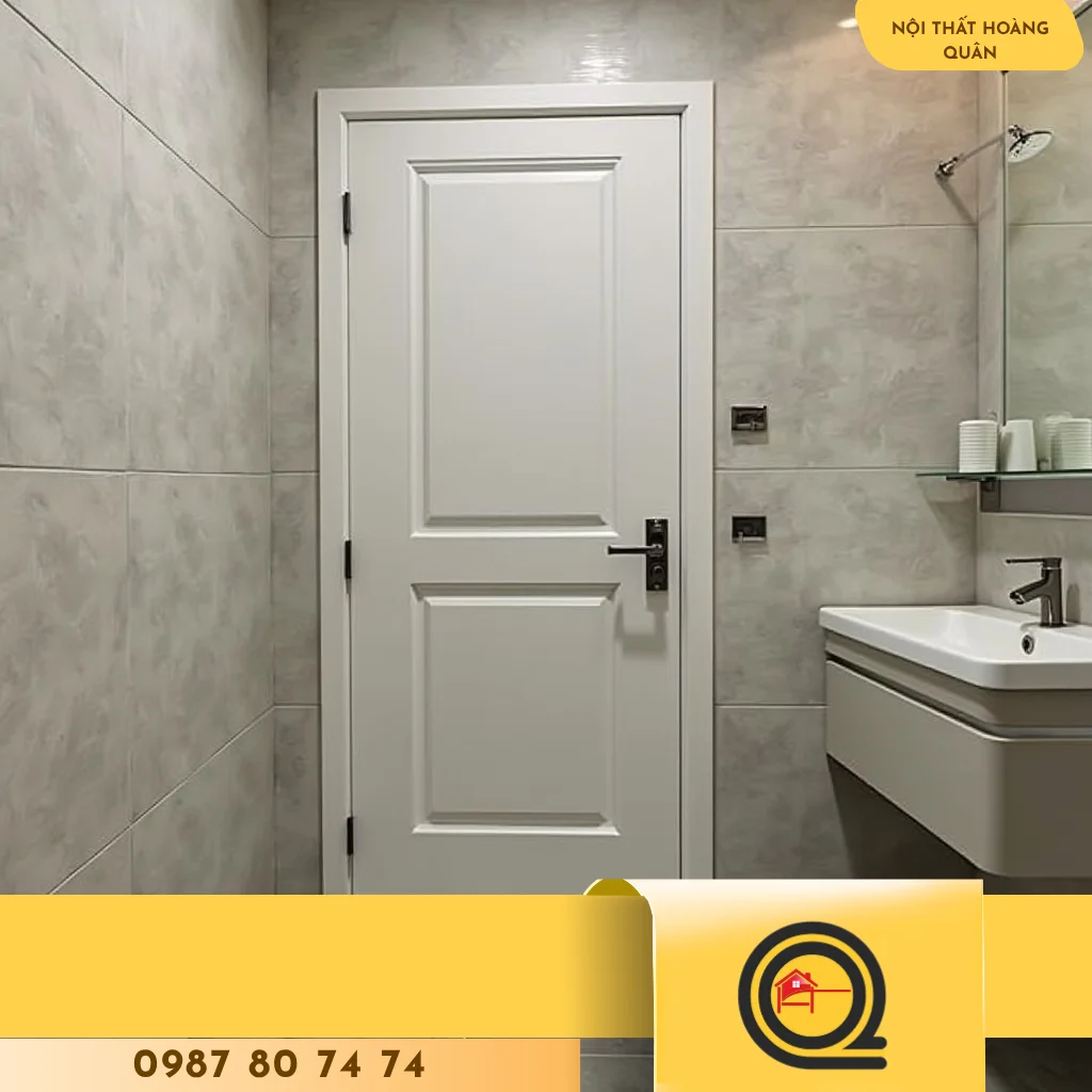 Cửa gỗ nhựa composite Premium - hình 2