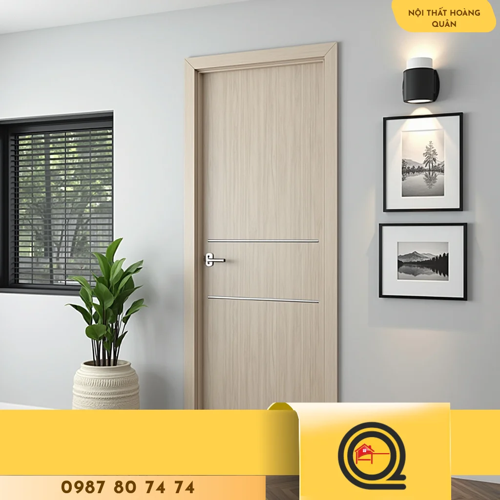 CỬA GỖ NHỰA KẾT HỢP VỚI PHONG CÁCH NỘI THẤT CLASSIC - hình 3